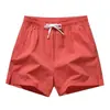 Shorts deportivos casuales de verano finos para hombre, shorts de secado rápido hasta la rodilla, shorts de playa holgados de moda estilo americano