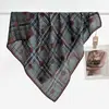 90 Nuevo Estilo Exótico Azul Otoño/Invierno Versátil Bufanda Exterior de Terciopelo para Mujer, Bufanda Cálida, Pañuelo para el Cuello, Bufanda Cuadrada Grande
