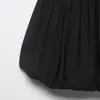 Artículo Popular de Venta Rápida Transfronterizo Nuevo de Primavera 2026 Ropa para Mujer Color Sólido Silueta Globlo Hebilla Top 5584228