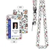Portatarjeta de identificación de estudiante, portatarjetas creativo y moderno, gafete de trabajo personalizado, cubierta protectora para tarjeta de control de acceso, tarjeta de autobús, permiso de trabajo