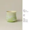 Taza maestra de cerámica pintada a mano por Ino Kiyomatsu con terraplén de sauces y flores de estrella, juego de té de alto valor estético, taza de uso personal, taza de degustación de té, taza individual