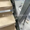 Escaleras Personalizadas Transfronterizas de Doble Uso Comercial y Residencial Escalón de Roble Rojo Importado Barandilla de Cristal Escaleras Flotantes Quilla Oculta