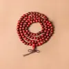 Atacado Sandália de Sangue Sândalo Africano Folha Pequena Sândalo Vermelho Contas Budistas, Vários Estilos e Especificações, Pulseiras Estilo Étnico, Contas de Rosário