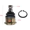 Accesorios para Coche de Acero de Cuatro Ruedas Modificado DIY Karting Motocicleta de Playa Junta Esférica de Rótula Brazo de Control Inferior Brazo Oscilante Junta Esférica Redonda
