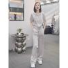 Traje Deportivo Casual para Mujer de Manga Corta 2025 Nuevo Moda de Este Año Reductor de Edad Moda Pantalones Casuales Ajustados Conjunto de Dos Piezas