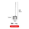 Acero Inoxidable 304 Uso en Bodega Cucharón para Vino Dispensador de Vino Pala para Vino Elevador de Vino Terminal de Vino de 3 Jin 5 Jin Embudo de Diámetro Grande