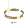 Lámpara de araña de lujo para entrada nórdica de color oro rosa para restaurante, moderna para pasillo de casa, de alta gama, con forma de C, transfronteriza, de aluminio, para sala de estar