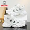 Babu Dou Botón Giratorio Zapatillas de Malla Hueca Nuevas para Niñas Zapatillas con Perilla para Niños Zapatillas de Correr para Niños