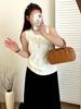 Top Interior de Punto sin Mangas con Cuello en U para Mujer Tallas Grandes, Chaleco Versátil Estilo Otoño 2026 para Mujeres Tallas Grandes 23167