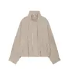 Chaqueta Bomber de Cuadros para Mujer de Manga Larga con Cuello Alto, Ropa Exterior Nueva Primavera 2026 3046210