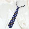 Corbata de Estilo Japonés a Rayas Jk/Dk Sin Corbata Estilo Universitario Uniforme Estudiantil Camisa Roja Cian Gris Azul Accesorios de Uniforme Unisex