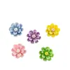 Flor de girasol de tres dimensiones color flor resina accesorios diy pegamento de crema carcasa de teléfono móvil accesorios para el cabello pinza para el cabello material de joyería
