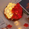 Luces de Cadena de Flores de Rosa Decoración Romántica San Valentín Chino 520 Confesión Propuesta Arreglo Habitación Luces de Atmósfera Coloridas