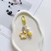 Nuevo Llavero Colgante Estrella de Cinco Puntas con Pintura Degradada Accesorios de Estrella Color Caramelo Colgante para Bolso Funda de Auriculares Encanto para Teléfono