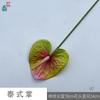 Filme de impressão 3D de palmeira tailandesa palma vermelha janela de hotel bela flor de simulação Chen salão de casamento arranjo de flores de estrada flor artificial