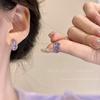 Exquisitos pendientes de circonita de nicho de Corea del Sur para mujer 2023, nuevos pendientes de estilo occidental, ligeros, de lujo, de alta calidad, versátiles y atractivos.