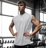Academia Verão Fitness Esportes Colete Masculino Respirável Absorção de Umidade Solto Treinamento Sem Mangas Secagem Rápida Colete Manga Curta Roupas Fitness