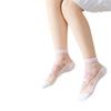 Calcetines para niñas, estilo extranjero, princesa, malla de dibujos animados, transpirables, de verano, finos, de malla transpirable, clase A, finos, para bebés.