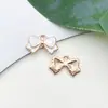 1 Pingente Branco com Gotejamento de Óleo, Pingente Pequeno para Pulseira e Colar, Acessório de Chaveiro DIY Feito à Mão Venda por Atacado