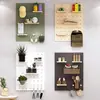 Directamente del fabricante: Estante de Almacenamiento para Entrada con Tablero Perforado, Tablero Colgante de Madera Maciza, Accesorios Decorativos para Partición de Puerta, Estante de Almacenamiento