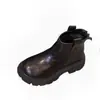 Botas Martin para Niñas 2026 Nuevo Estilo Primavera y Otoño Botas Individuales de Princesa para Niños Botas de Algodón Cálidas Forradas de Lana Otoño e Invierno