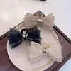Diadema Elástica de Encaje con Lentejuelas y Moño, Lindo Accesorio para el Cabello de Niña Estilo Coreano y Japonés