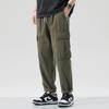 Nuevos Pantalones Casuales de Trabajo Lyocell Otoño/Invierno 2024 para Hombre Sueltos Talla Grande Rectos Tendencia Americana Ami Kaji
