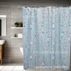 Cortina de ducha de baño PEVA nueva transfronteriza personalizable impermeable a prueba de moho fabricantes de cortinas divisorias de baño al por mayor