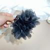 Novo Estilo Presilha de Cabelo Feminina, Sofisticada e Elegante, Presilha de Pena de Galinha Flor, Criativa Presilha Grande Tubarão para Cabelo para Parte Traseira da Cabeça, Acessório de Cabelo