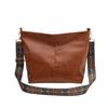 Bolso de hombro tejido tipo cubo para mujer, moderno, sencillo, informal, de gran capacidad, para el invierno de 2023