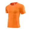 Treinamento Esportivo Primavera e Verão Roupas Apertadas Roupas Fitness Masculino Corrida Basquete Camisa Base Yoga Roupa Esportiva Gola Redonda Manga Curta