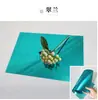Chapa Colorida de PVC Espelho Refletivo Dupla Face Placa de Reflexão Acrílica Filme Plástico A4 Fotografia de Casamento