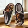 Pantuflas de Algodón de Comercio Exterior para Hombres y Mujeres, Lindas Pantuflas de Casa con Estampado de Animales de Dibujos Animados, Pod Cross-Border Jit de Una Pieza Dropshipping