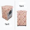 Venda por atacado tampa da máquina de lavar roupa impermeável protetor solar à prova de poeira tampa da máquina de lavar roupa de renda impulsor rolo tampa automática da máquina de lavar roupa