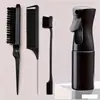 Set de Peines para Peluquería de 27 Piezas del Fabricante Combinación Botella con Spray Continuo Cepillo Masajeador Limpiador para Champú Peine Portátil para Peinar