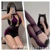 Sexy Lingerie Sexy Hollow Women's Hanging Neck Jongsam Free Hot Hot Sexy Uniforme Tentador Terno de Pijama