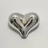 Metal Chapado en UV Corazón de Melocotón Cuentas Sueltas Material para Pulsera DIY Abalorios Material para Colgante de Coche Cadena de Teléfono Móvil Cuentas Accesorios