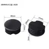 Suministro tapón de plástico para tubo de muebles tapón accesorios de plástico cubierta de tubo redondo de 1.5 pulgadas tapón de tubo varios tapón de tubo tapón de tubo