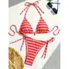 Sitio web independiente transfronterizo 2026 nueva colección: Trajes de baño de dos piezas con amarre, estampados, bikinis sexys, ropa de playa y trajes de baño para aguas termales al por mayor