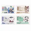 Fundas de tarjeta personalizadas estilo ins, fundas de tarjeta de PVC transparente, impermeables y anti-miradas indiscretas, cubiertas protectoras hechas a medida para tarjetas de autobús, tarjetas bancarias e identificaciones