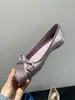 Primer Encuentro con la Temporada: Zapatos de Ballet Brisa Suave de la Tarde 2026 Lazo Dulce Francés Punta Cuadrada Boca Baja Tacón Oculto Zapatos de Noche