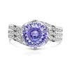 Anillo de Amor de Tres Generaciones Cortado de Nido de Pájaro de Venta Caliente en Tiktok y Xiaohongshu para Mujeres, Anillo de Diamante de Alto Carbono Moderno y Elegante, Dropshipping en Transmisión en Vivo