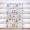 Pegatinas para Uñas Serie Festival de Navidad en Relieve 5D Árbol de Navidad Lindo Caramelo Estrella Estuche Plano al por Mayor Pegatinas para Uñas