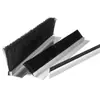 Tira de cepillo de sellado a prueba de polvo de aleación de aluminio resistente al desgaste y a altas temperaturas, cepillo de seda de nailon, todo tipo de cepillo de sellado a prueba de polvo para la parte inferior de la puerta