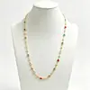 Cadena de Perlas Oceánicas de Venta Caliente Transfronteriza Europea y Americana Cadena para Clavícula de Mujer Colgante de Estrella de Mar y Concha Collar Multicapa Apilable Venta al por Mayor