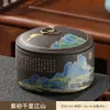 Tarro de Cerámica para Té Tarro Vacío Tarro Sellado Tamaño Grande Hogar Té Negro Té Verde Longjing Pu'er Tarro de Almacenamiento Tarro de Almacenamiento de Té a Prueba de Humedad