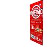 Suporte de exibição de cortina rápida tipo porta de outdoor 80 x 180 design de pôster enrolável suporte de exibição de chão vertical atacado
