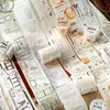 Fita Washi Momo Série Rastro de Fragmento Material de Decoração para Diário Vintage Adesivos Reutilizáveis 6 Designs 288