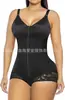 Modelador Corporal Transfronteiriço com Zíper, Tecido de Malha Dura de Nylon, Malha Grossa 260g Versão Reforçada, Body Shaper de Peça Única