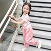 Conjunto de Pantalones Cargo Tie-Dye de Secado Rápido para Niñas 2026 Nuevo Moda de Verano Elegante Conjunto de Dos Piezas para Niñas Jóvenes